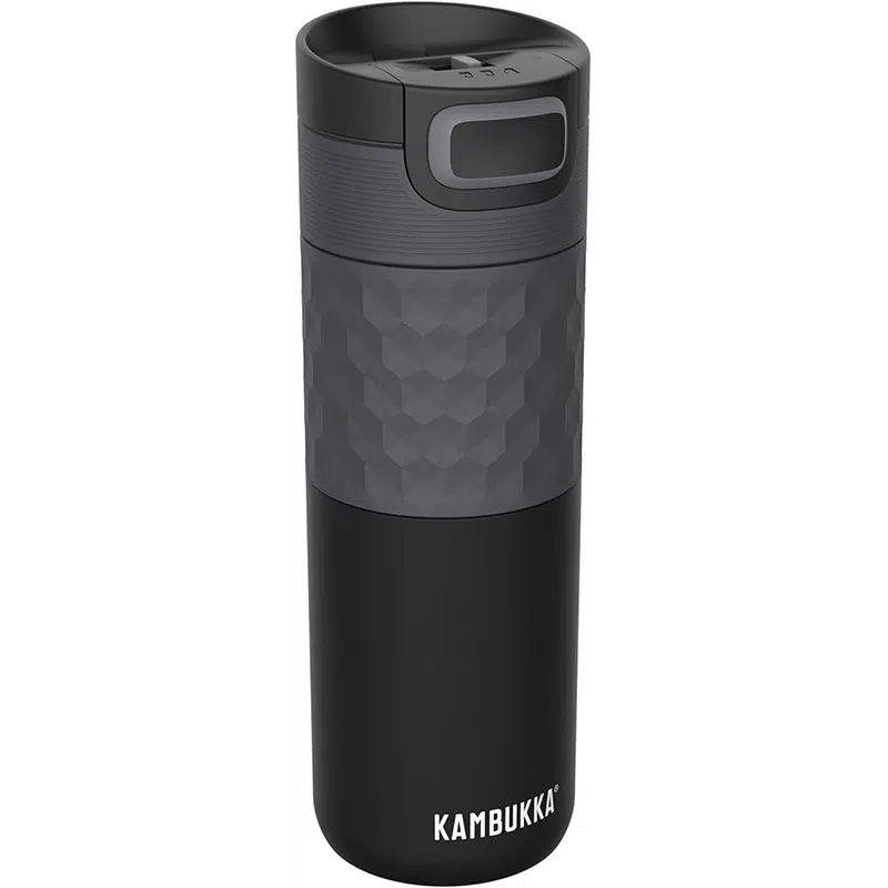 KAMBUKKA Gourde Isotherme (500ml) - Thermos Etanche Noir