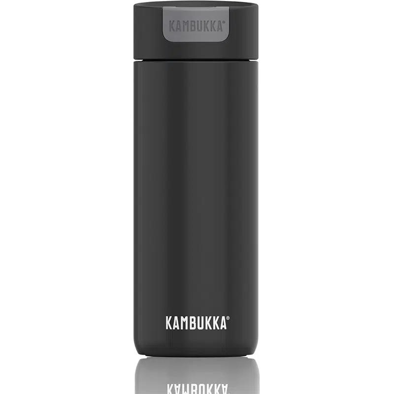 Kambukka Tasse à café isotherme (500 ml) - Bouteille isotherme anti-fuite Noir