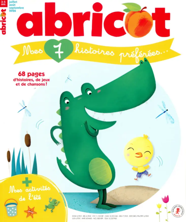 Couverture du magazine ABRICOT MES HISTOIRES PRÉFÉRÉES n°50