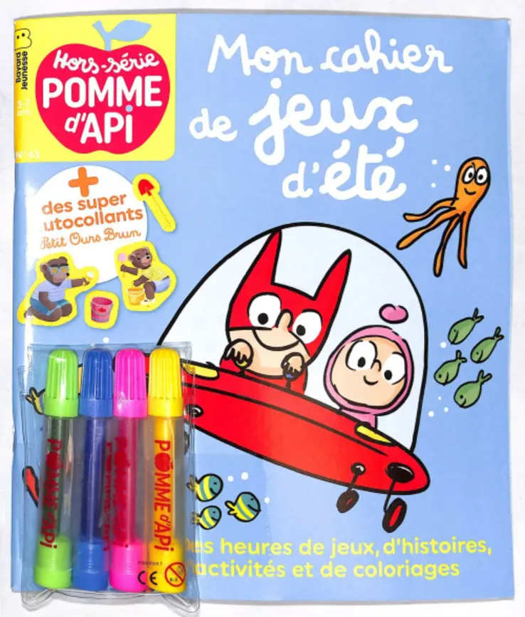 Couverture du magazine POMME D'API HS JEUX n°63H